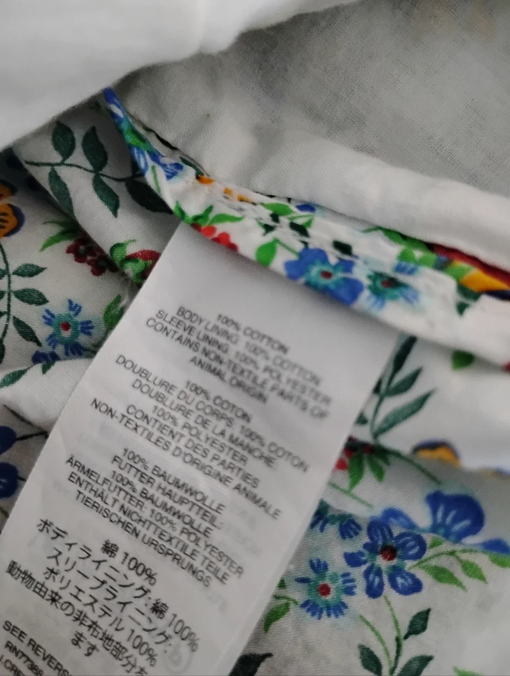 J. Crew Liberty Art Fabric Edenham Blazer Micro Ruffle Floral Classic Size 4